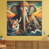 スピリチュアル芸術 キャンバスプリント (インサイチュ (リビング))