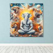 スピリチュアル芸術 キャンバスプリント (インサイチュ (ウッドフロア))