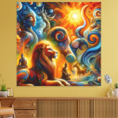 スピリチュアル芸術 キャンバスプリント (インサイチュ (リビング))