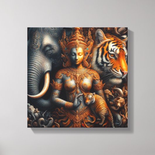 スピリチュアル芸術 キャンバスプリント (正面)