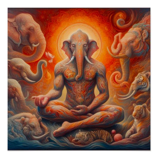 スピリチュアル芸術 ポスター (正面)