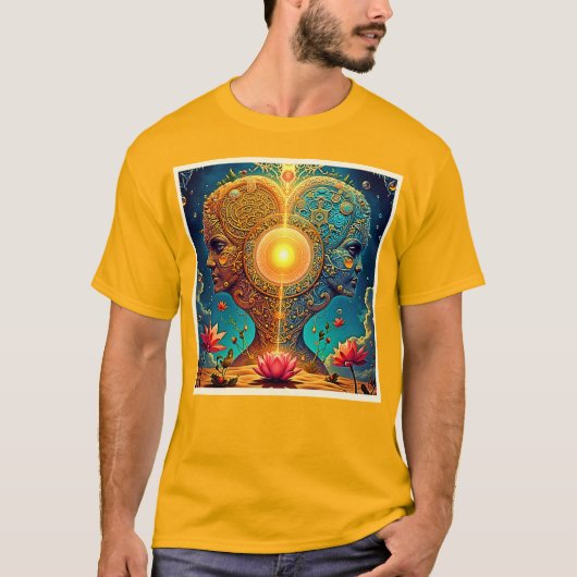 スピリチュアル覚醒アート Tシャツ (正面)