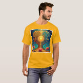 スピリチュアル覚醒アート Tシャツ (正面フル)
