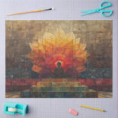 スピリチュアル覚醒マンダラデコパージュ 薄葉紙 (クラフト)