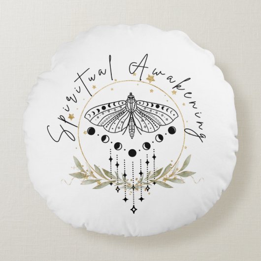 スピリチュアル覚醒円枕 ラウンドクッション (正面)
