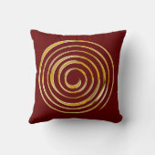 スピリチュアル記号 – エネルギーの緩和曲線4 クッション (裏面)