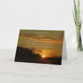 スピリチュアル詩による同情の表の喪失 カード (正面)