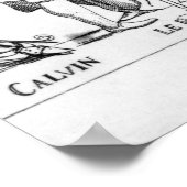 スピリチュアル論争を描いた風刺画 ポスター (角)