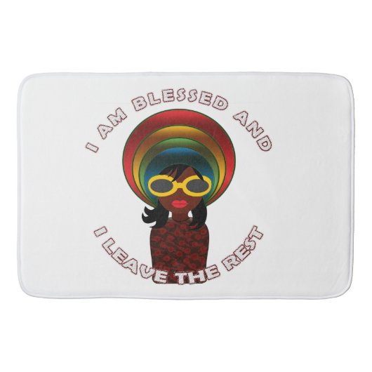 スピリチュアル賛美ハピー バスマット (正面)