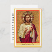 スピリチュアル通信祈りの言葉カード エンクロージャーカード (正面/裏面)