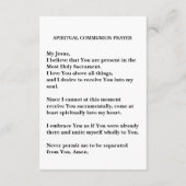 スピリチュアル通信祈りの言葉カード エンクロージャーカード (裏面)