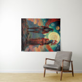 スピリチュアル部族デザイン タペストリー (インサイチュ(横))