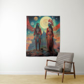 スピリチュアル部族デザイン タペストリー (インサイチュ)