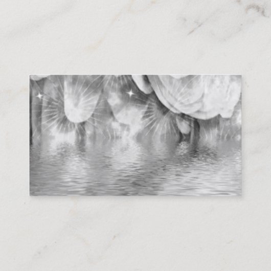 スピリチュアル金ゴールドとウィングス名刺 名刺 (裏面)