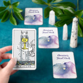 スピリチュアル錬金術の神聖な幾何学の水色 トランプ (インサイチュ)