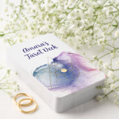 スピリチュアル錬金術の神聖な幾何学の水色 トランプ (インサイチュ (ウェディング))