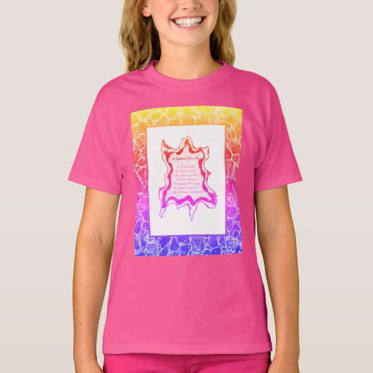 スピリチュアル階層 Tシャツ (正面)