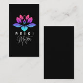 スピリチュアル霊気マスターエネルギーセラピー瞑想 名刺 (正面/裏面)