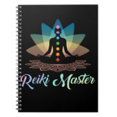 スピリチュアル霊気マスターチャクラヨガ瞑想 ノートブック (正面)
