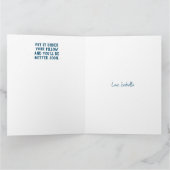 スピリチュアル魔法の秘密の夜の月はすぐに良くなる サンキューカード (内部)