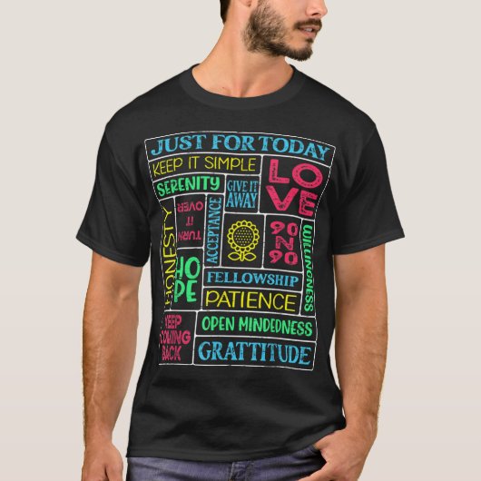 スピリチュアル麻薬匿名ガーデン Tシャツ (正面)