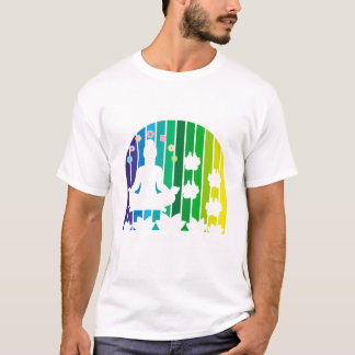スピリチュアル アムスタフ ママ ヨガ チャクラ瞑想 Tシャツ