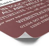 スピリチュアル・アート・デコール、キリスト教のバイブル・クラスの広告 ポスター (角)