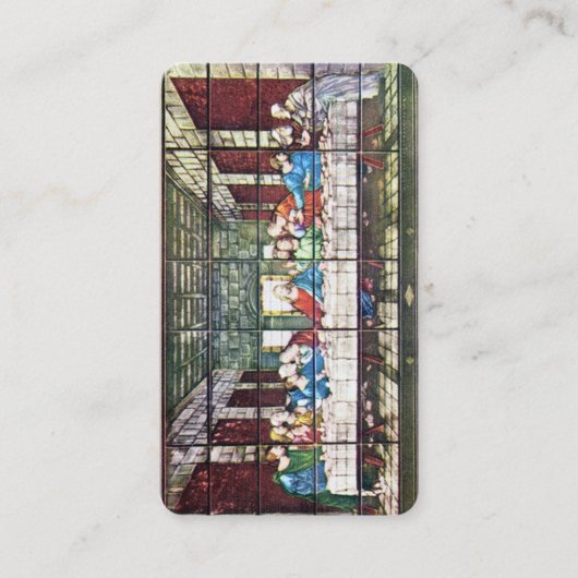 スピリチュアル・コミュニオンカードの最後の晩餐祈りの言葉 エンクロージャーカード (正面)