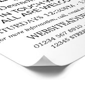 スピリチュアル・デコール、キリスト教聖書クラス広告ズ ポスター (角)