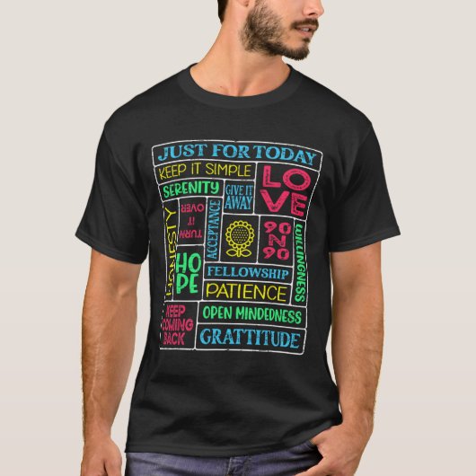スピリチュアル・ナルコティクス・アノニマス・ガーデン Tシャツ (正面)