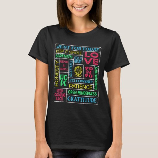 スピリチュアル・ナルコティクス・アノニマス・ガーデン Tシャツ (正面)