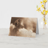 スピリチュアル·ホース·コンパシー·カード·ウィズ·ポエム カード (黄色い花)
