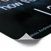 「スピリチュアル」素晴らしポスター(自信・スピリット) ポスター (角)