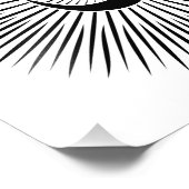 スピリチュアルOmデザイン フォトプリント (角)