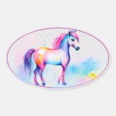 スピリッカラフルトポニー2 楕円形シール (正面)