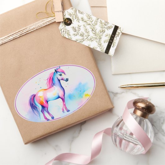 スピリッカラフルトポニー2 楕円形シール (ギフト)