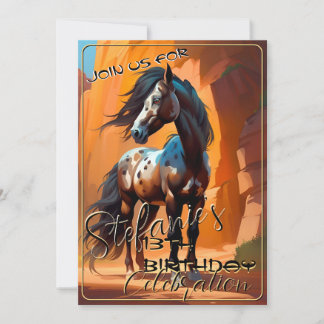 スピリッカラフルトポニー65誕生日招待状 招待状