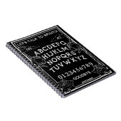 スピリッツと話そうブラックゴシックフローラ ノートブック (右側)