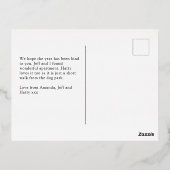 スピリッツの明るい写モダン真 箔シーズンポストカード (裏面)