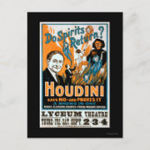スピリッツは戻ってくる?HoudiniはNOと言う – 証明 ポストカード (正面)