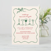 スピリッツを明るいクリスマスパーティの招待状 シーズンカード (スタンド正面)