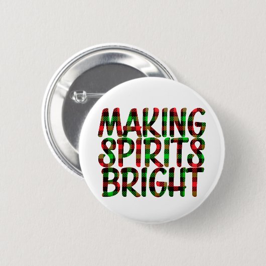 スピリッツを明るいバッファローにクリスマスを祈る 缶バッジ (正面&裏面)
