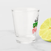 スピリッツを明るいホリデーパーティーのクリスマス ショットグラス (左)