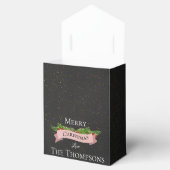 スピリッツを明るくかわいい黒板クリスマス フェイバーボックス (オープン)