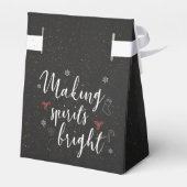 スピリッツを明るくかわいい黒板クリスマス フェイバーボックス (裏面サイド)