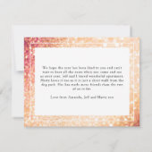 スピリッツを明るくするカスタムフォトクリスマス ノートカード (裏面)