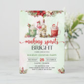 スピリッツを明るくするクリスマスカクテルパーティー 招待状 (スタンド正面)