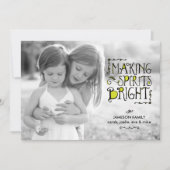 スピリッツを明るくするライムホリデーカード シーズンカード (正面)