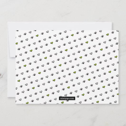 スピリッツを明るくするライムホリデーカード シーズンカード (裏面)