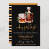 スピリッツを明るくする,スコッチ,カクテルパーティー 招待状 (正面/裏面)